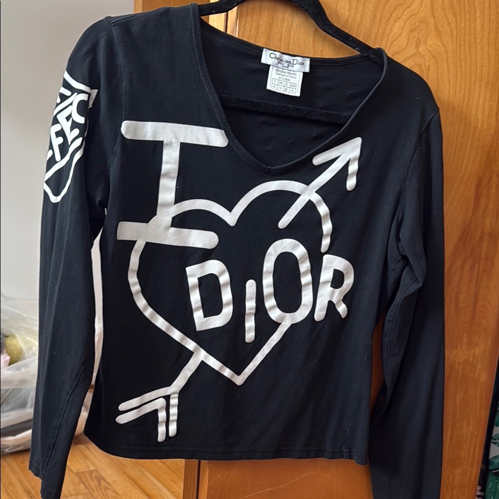 I love dior vintage black long sleeve